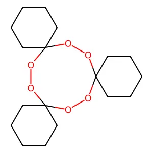 三环己烷三过氧化物 structure