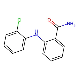 2-(2-Chloroanilino)benzamide structure