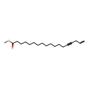 Methyl 17-octadecen-14-ynoate structure