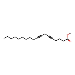 Methyl octadeca-5,8-diynoate structure