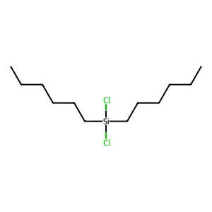 Silane, dichlorodihexyl- structure