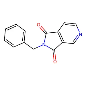 2-benzyl-1H-pyrrolo[3,4-c]pyridine-1,3(2H)-dione structure