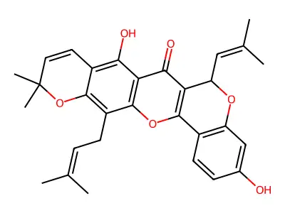 Artelastochromene structure