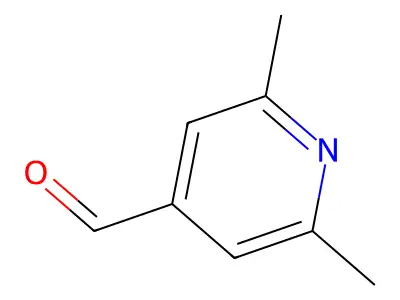 2,6-Dimethylpyridine-4-carbaldehyde structure