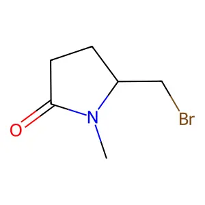 5-(Bromomethyl)-1-methylpyrrolidin-2-one structure