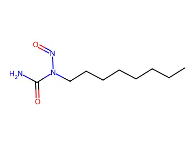 Urea, 1-nitroso-1-octyl- structure