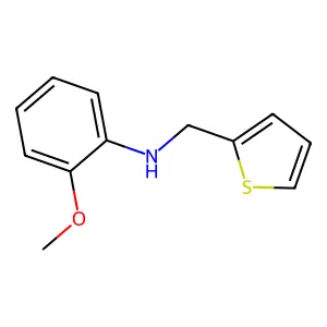 2-methoxy-N-(thiophen-2-ylmethyl)aniline structure