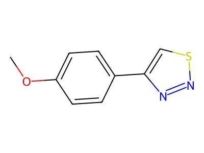 4-(4-Methoxyphenyl)-1,2,3-thiadiazole structure