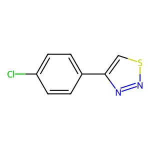 1,2,3-Thiadiazole, 4-(4-chlorophenyl)- structure