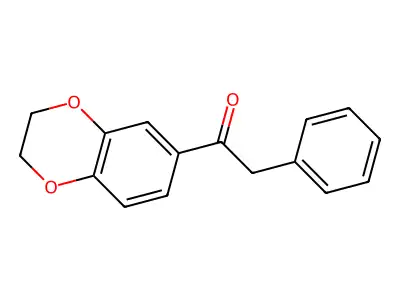 1-(2,3-Dihydro-1,4-benzodioxin-6-yl)-2-phenylethanone structure