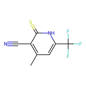 2-Mercapto-4-methyl-6-(trifluoromethyl)nicotinonitrile structure