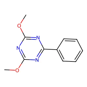 2,4-Dimethoxy-6-phenyl-1,3,5-triazine structure