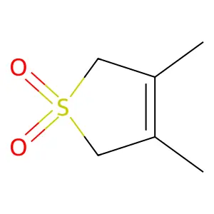 3,4-二甲基-2,5-二氢噻吩 1,1-二氧化物 structure