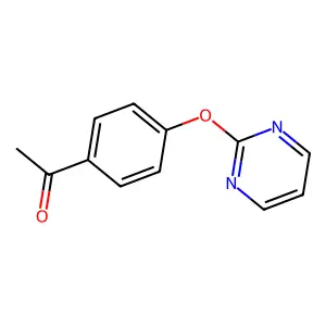 1-[4-(2-Pyrimidinyloxy)phenyl]-1-ethanone structure