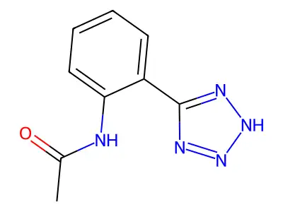 N-[2-(2H-Tetrazol-5-yl)phenyl]acetamide structure
