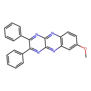 2,3-Diphenylpyrazino(2,3-b)quinoxalin-7-yl methyl ether structure