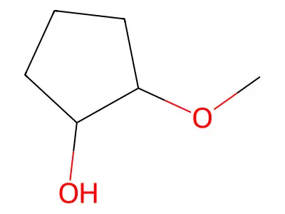 2-Methoxycyclopentan-1-ol structure