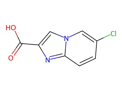 6-Chloro-imidazo[1,2-a]pyridine-2-carboxylic acid hydrobromide structure