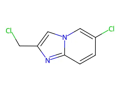 6-Chloro-2-(chloromethyl)imidazo[1,2-a]pyridine structure