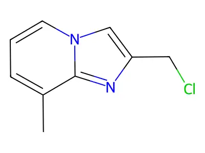 2-(Chloromethyl)-8-methylimidazo[1,2-a]pyridine structure