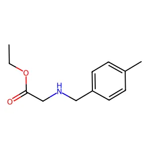 Ethyl 2-{[(4-methylphenyl)methyl]amino}acetate structure