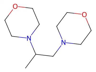 4-(1-Methyl-2-morpholin-4-ylethyl)morpholine structure