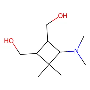 [2-(Dimethylamino)-4-(hydroxymethyl)-3,3-dimethylcyclobutyl]methanol structure