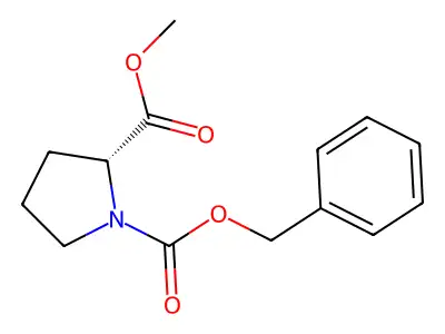 (R)-1-Benzyl 2-methyl pyrrolidine-1,2-dicarboxylate structure