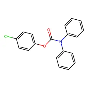4-Chlorophenyl diphenylcarbamate structure