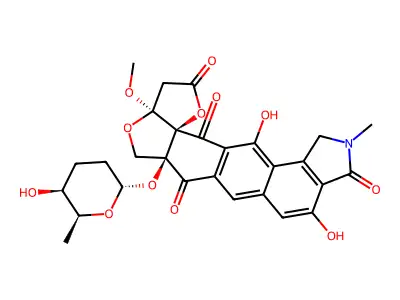 Lactonamycin structure