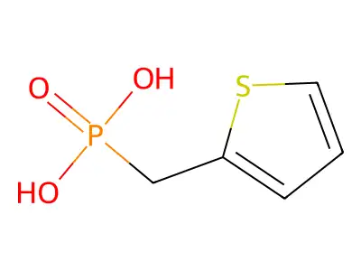 Phosphonic acid, (2-thienylmethyl)- structure