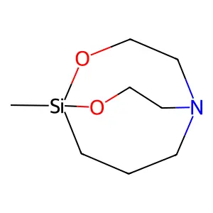 2,8-Dioxa-5-aza-1-silabicyclo(3.3.3)undecane, 1-methyl- structure