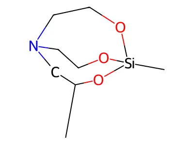 1,3-Dimethylsilatrane structure