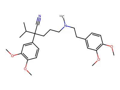 Dexverapamil structure