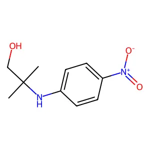 2-Methyl-2-(4-nitroanilino)propan-1-ol structure