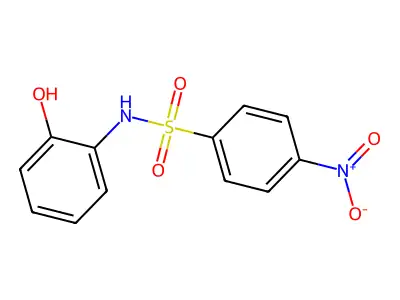 N-(2-Hydroxyphenyl)-4-nitrobenzenesulfonamide structure