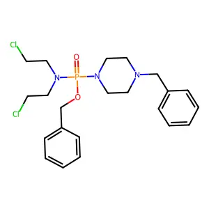 Phosphonamidic acid,N-bis(2-chloroethyl)-, benzyl ester structure