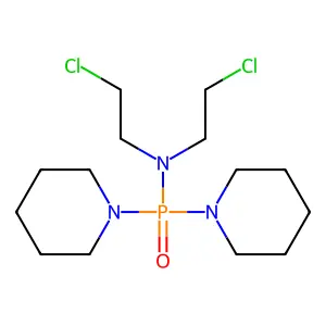 Phosphinic amide, N,N-bis(2-chloroethyl)-P,P-dipiperidino-(8CI) structure