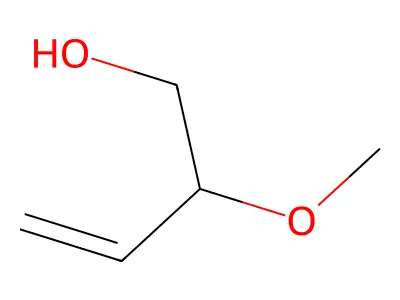 2-Methoxy-3-buten-1-OL structure