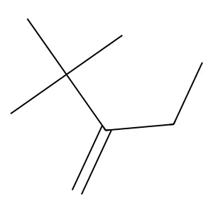 1-Butene, 2-ethyl-3,3-dimethyl structure