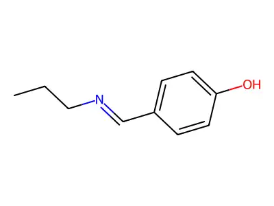 4-[(Propylimino)methyl]benzenol structure