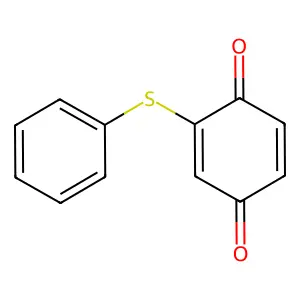 Phenylthiobenzoquinone structure