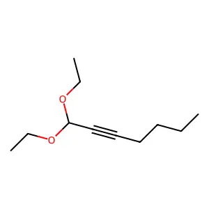 2-Heptyn-1-al-diethyl acetal structure