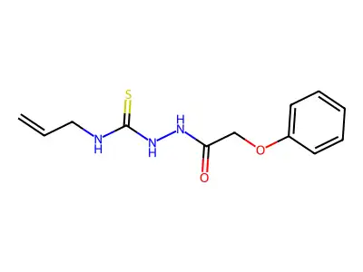 N-allyl-2-(phenoxyacetyl)hydrazinecarbothioamide structure