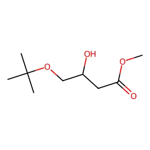 Methyl 4-(tert-butoxy)-3-hydroxybutanoate structure