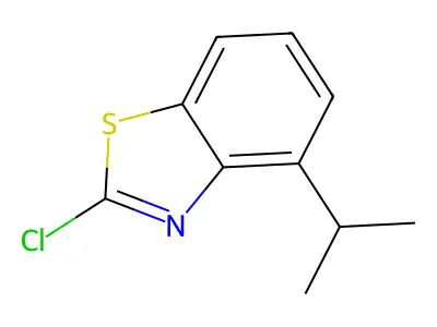 2-Chloro-4-isopropyl-1,3-benzothiazole structure