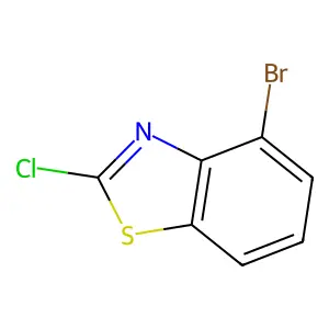 4-Bromo-2-chloro-1,3-benzothiazole structure