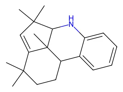3,3,3a1,5,5-pentamethyl-1,2,3,3a1,5,5a,6,10b-octahydrocyclopenta[gh]phenanthridine structure
