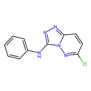 6-chloro-N-phenyl-[1,2,4]triazolo[4,3-b]pyridazin-3-amine structure
