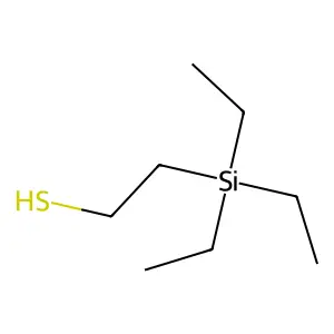 Ethanethiol, 2-(triethylsilyl)- structure
